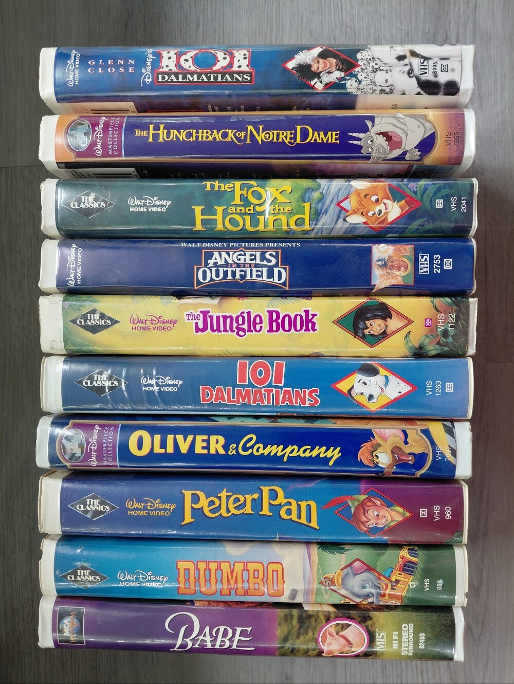 Disney VHS Tapes